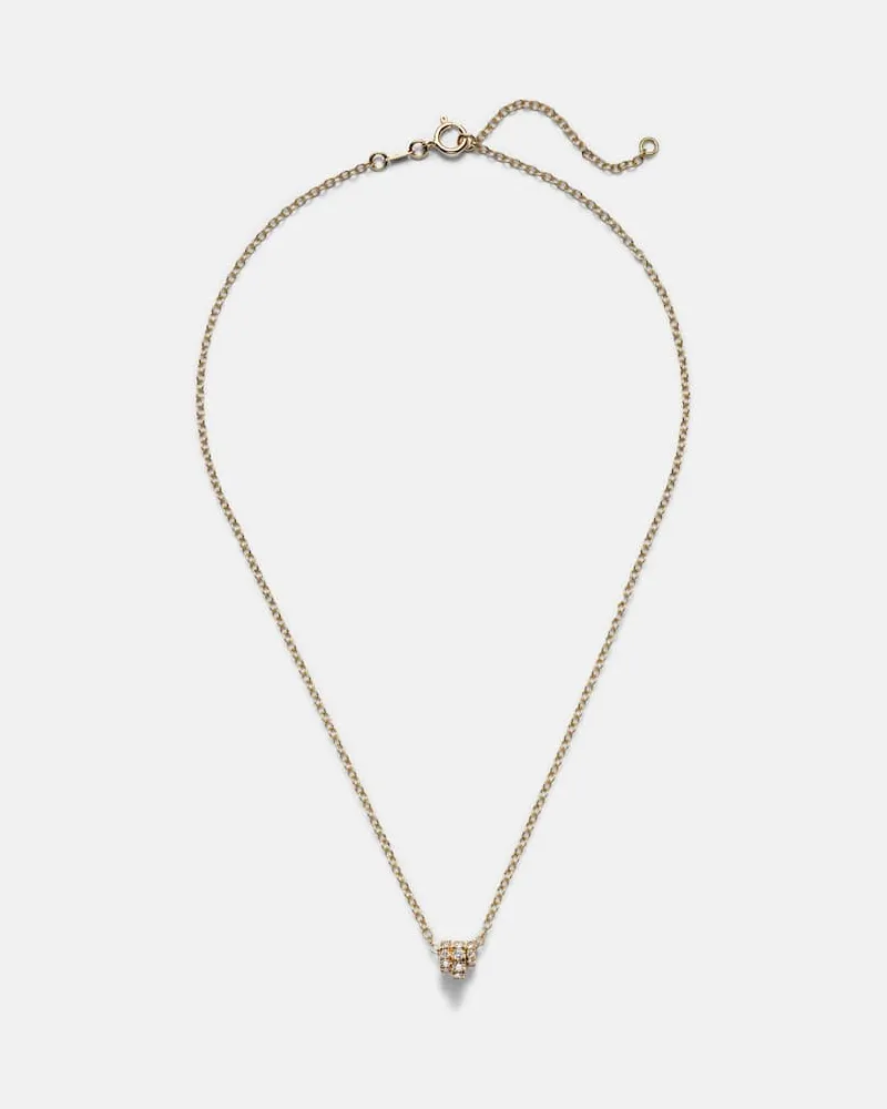 Spinelli Kilcollin Halskette Vesta aus 18kt Gelbgold mit Diamanten Gold