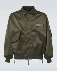 Comme des Garçons Comme des Garcons Homme Bomberjacke aus Twill Gruen