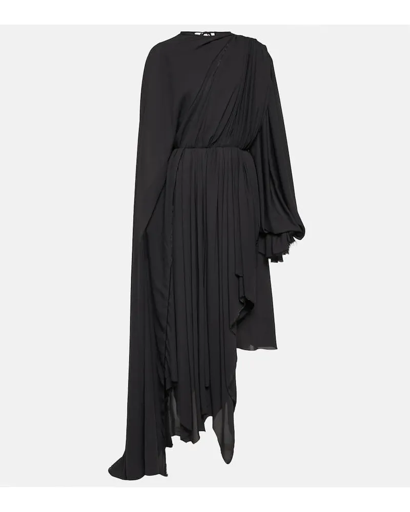 Balenciaga Minikleid aus Crepe Schwarz