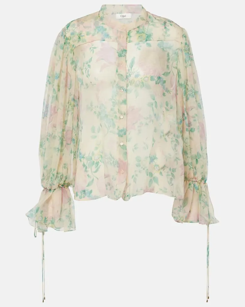 Chloé Chloé Bluse aus Seide Multicolor