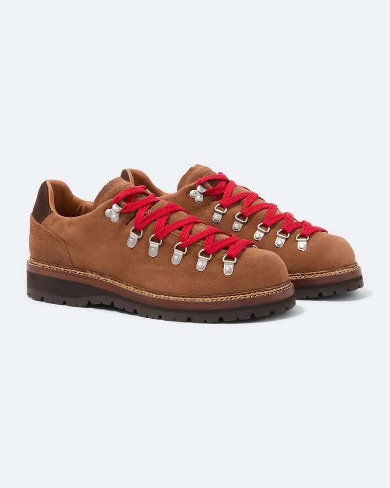 Ralph Lauren Schnürstiefel Alpine aus Veloursleder Braun