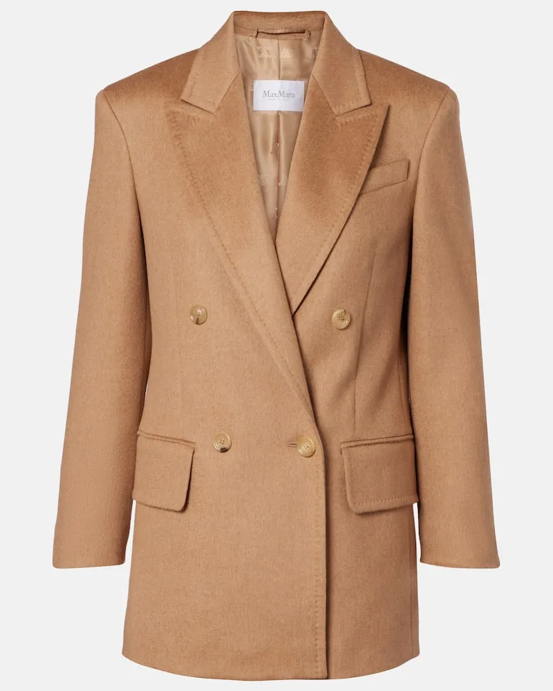 Max Mara Blazer Olimpia aus Kamelhaar Beige