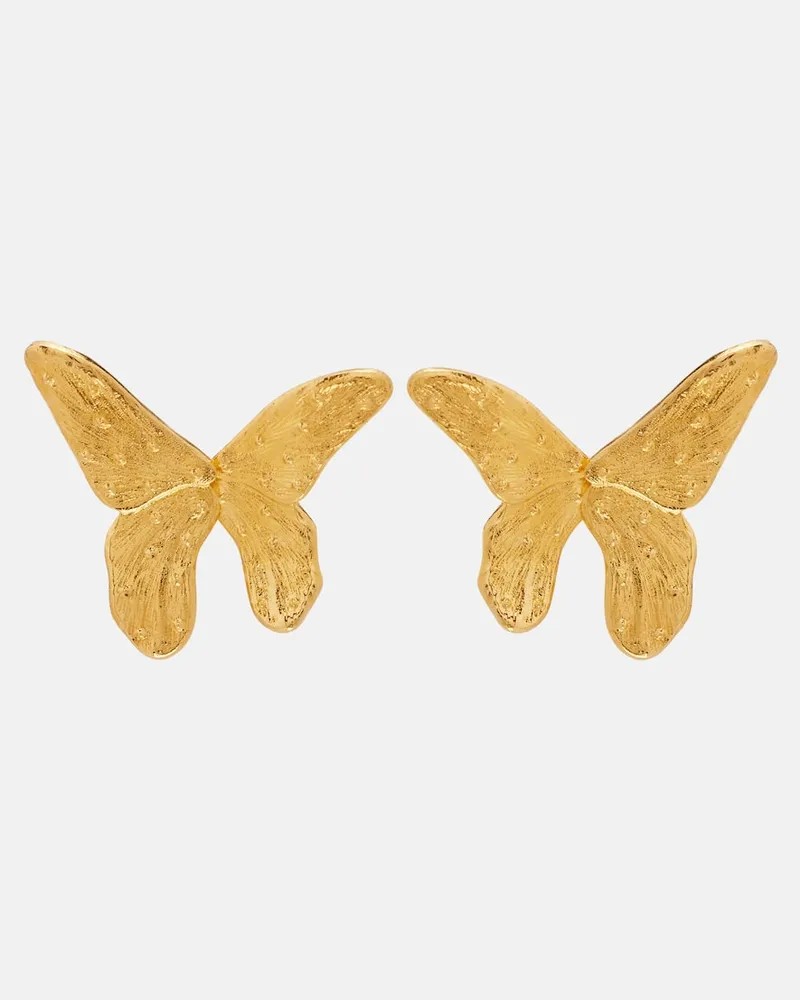 Oscar de la Renta Ohrringe Butterfly Gold