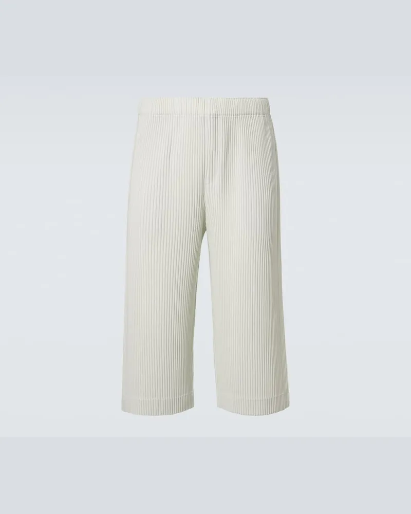 Issey Miyake Homme Plissé Issey Miyake Bundfaltenfarben: May Hose mit Falten-Design Grün