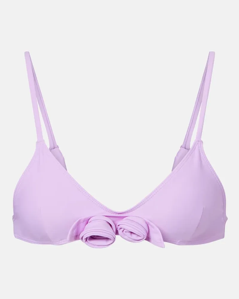 COPERNI Bikini-Oberteil Flower Violett