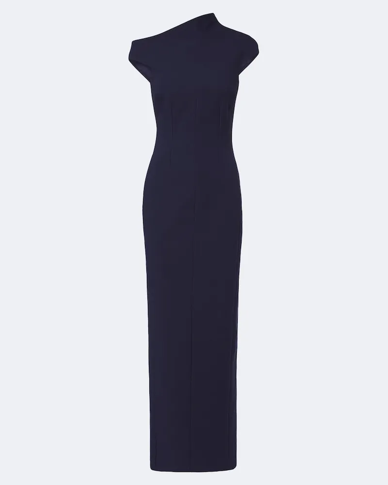 Solace London Cocktailkleid Arion aus Crêpe Blau