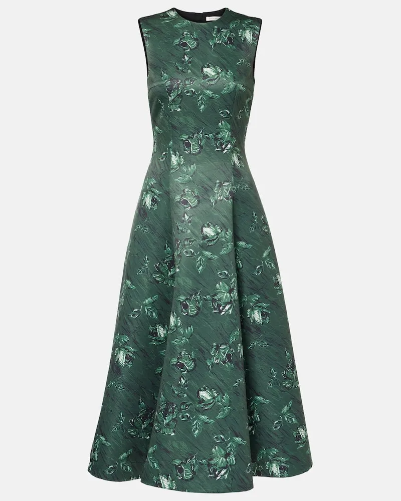 EMILIA WICKSTEAD Robe Mara aus Taft Weiß