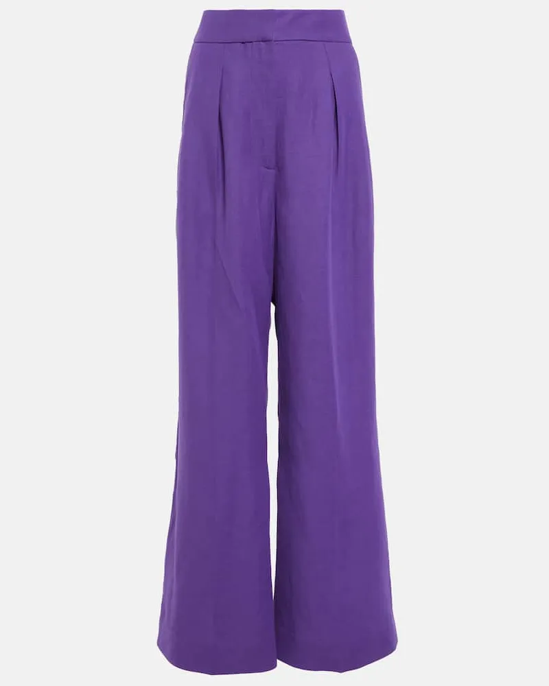 Jacquemus Weite Hose Plidao Violett
