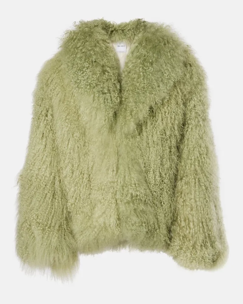 ATTICO Jacke aus Faux Fur Grün
