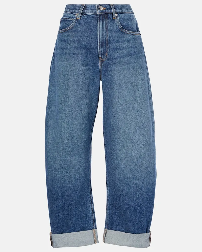 Frame Denim Barrel Jeans The Bubble Blau