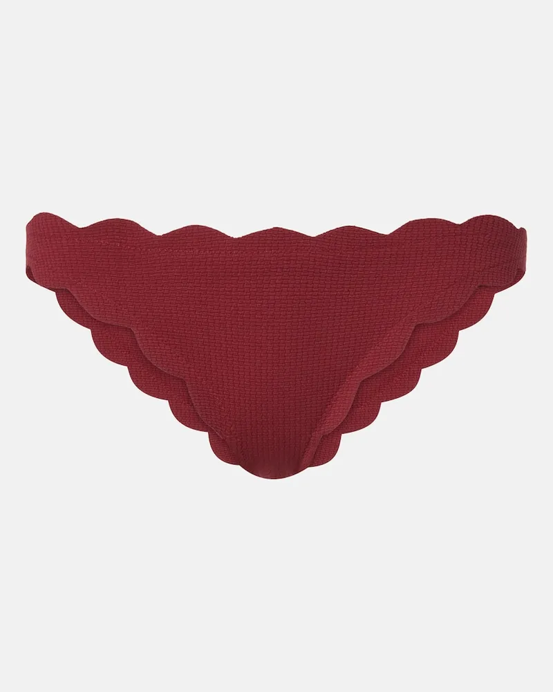 Marysia Bikini-Höschen Antibes Burgunderrot