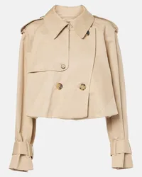 J.W.Anderson Cropped-Trenchcoat aus Baumwolle Beige