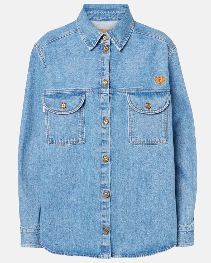 Blazé Milano Blazé Milano Jeanshemd Nariida Berber Blau