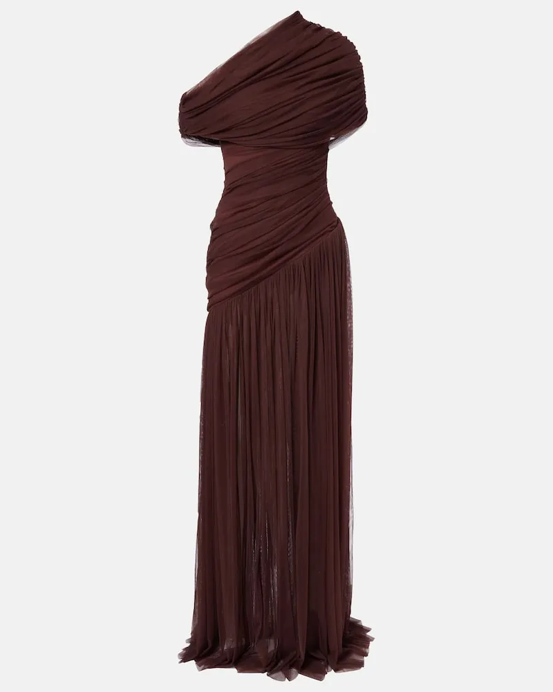 De La Vali Robe Himala aus Tüll Braun