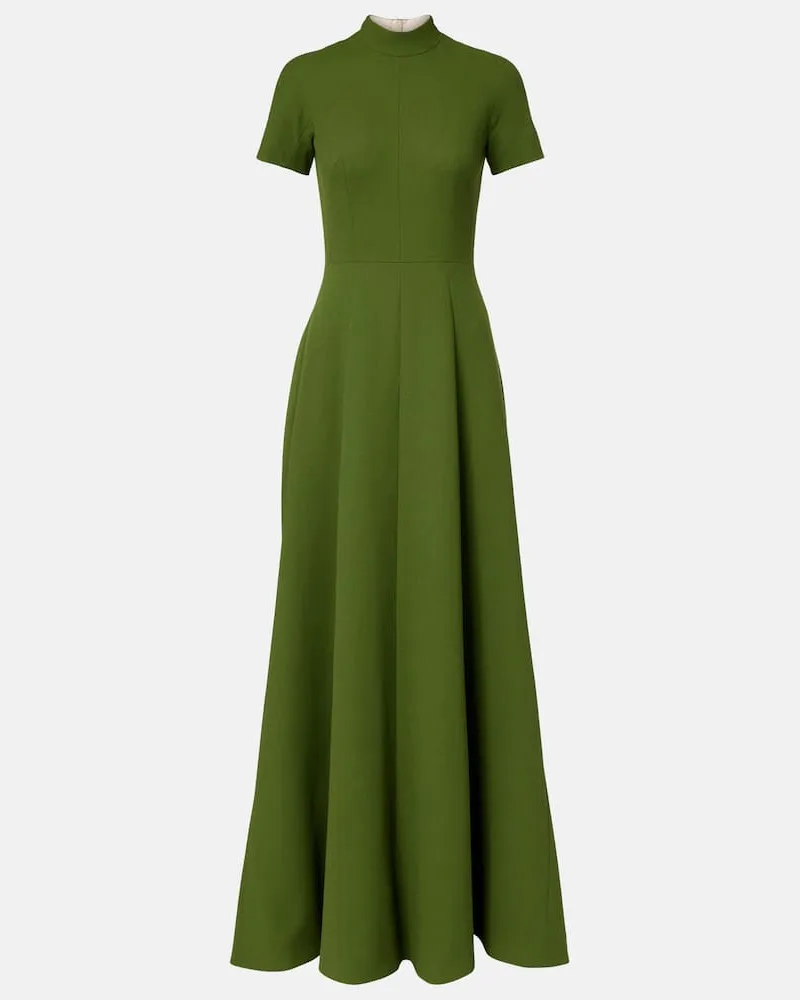 EMILIA WICKSTEAD Robe Malinda aus Crêpe Grün