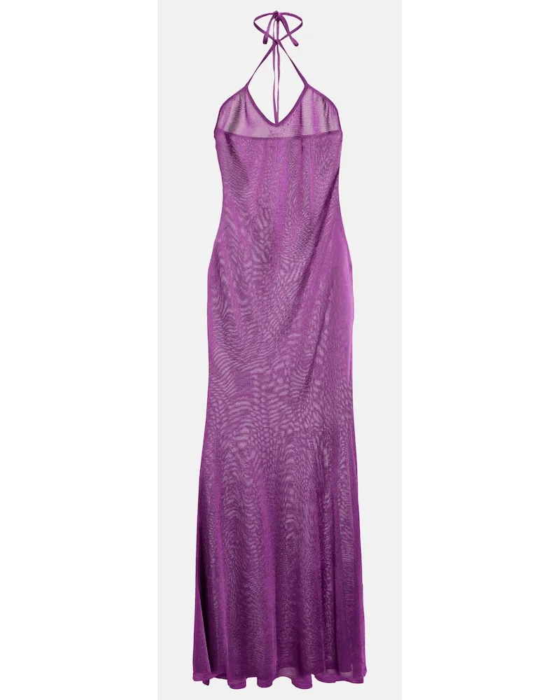 Tom Ford Maxikleid aus Jersey Pink