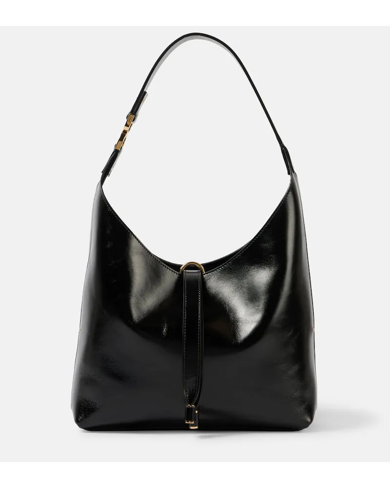 Chloé Chloe Schultertasche Marcie Small aus Leder Schwarz