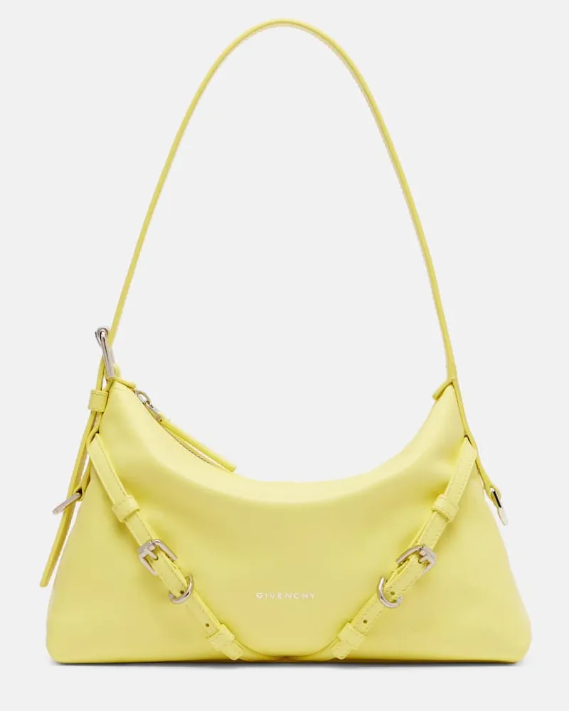 Givenchy Schultertasche Voyou Mini aus Leder Gelb