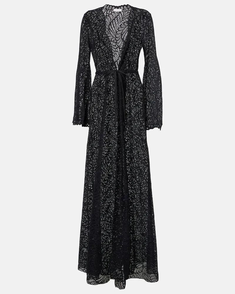 Alexandra Miro Maxikleid Ophelia aus Spitze Schwarz