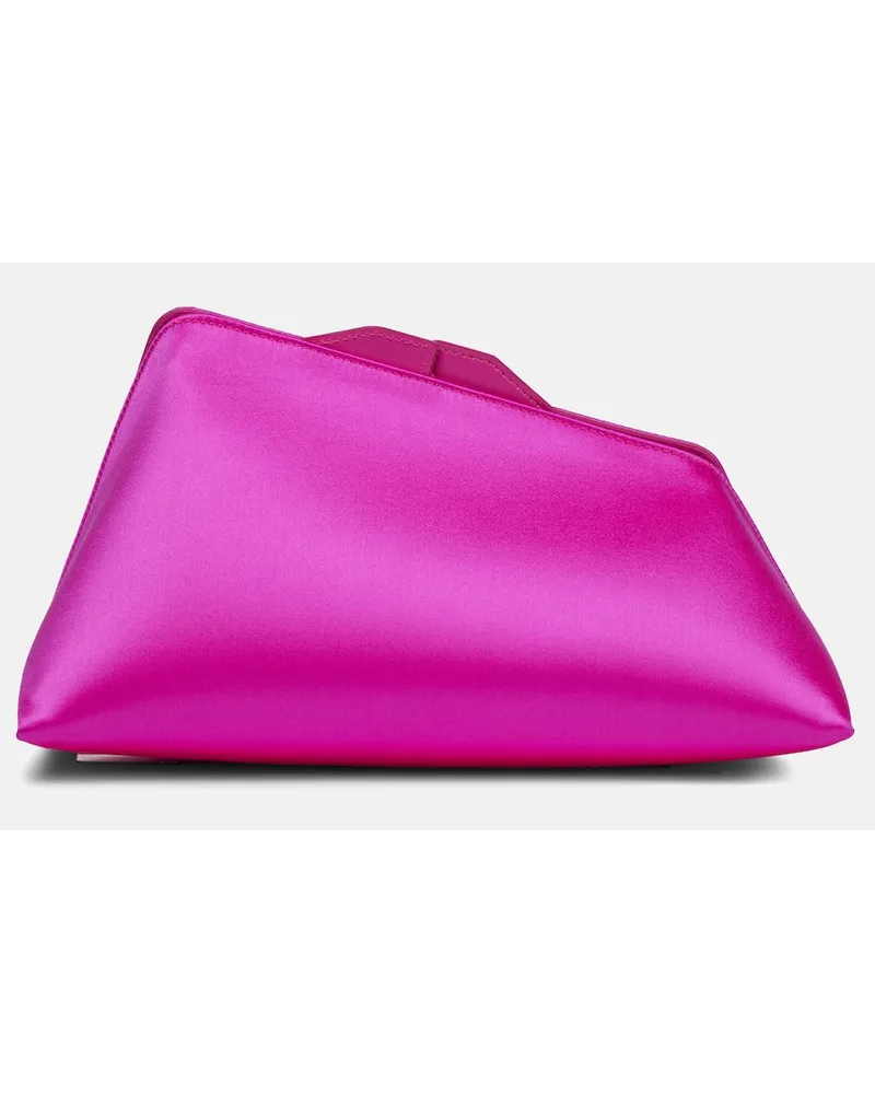 ATTICO Clutch 8.30 PM aus Satin Pink