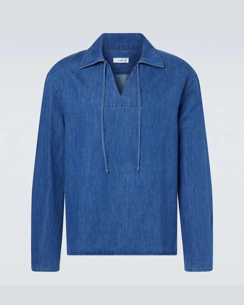 COMMAS Jeanshemd Blau