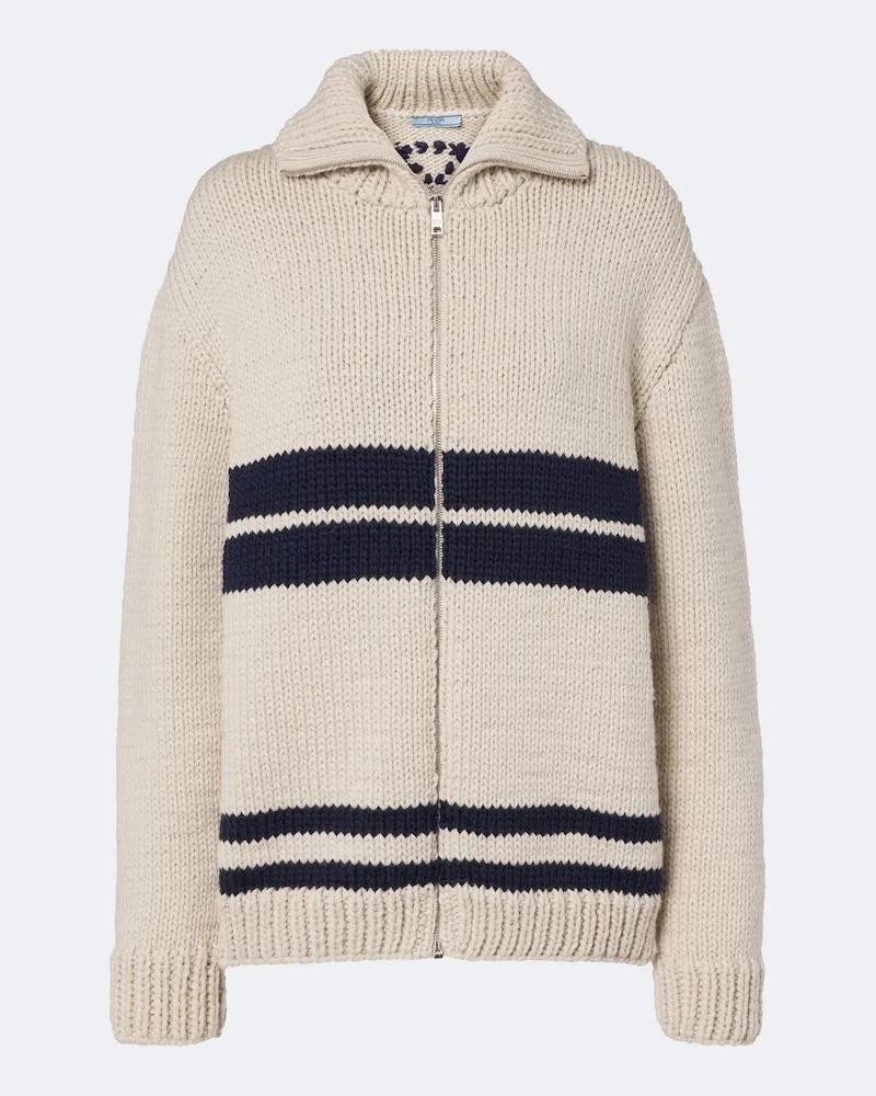 Prada Cardigan aus Wolle Multicolor
