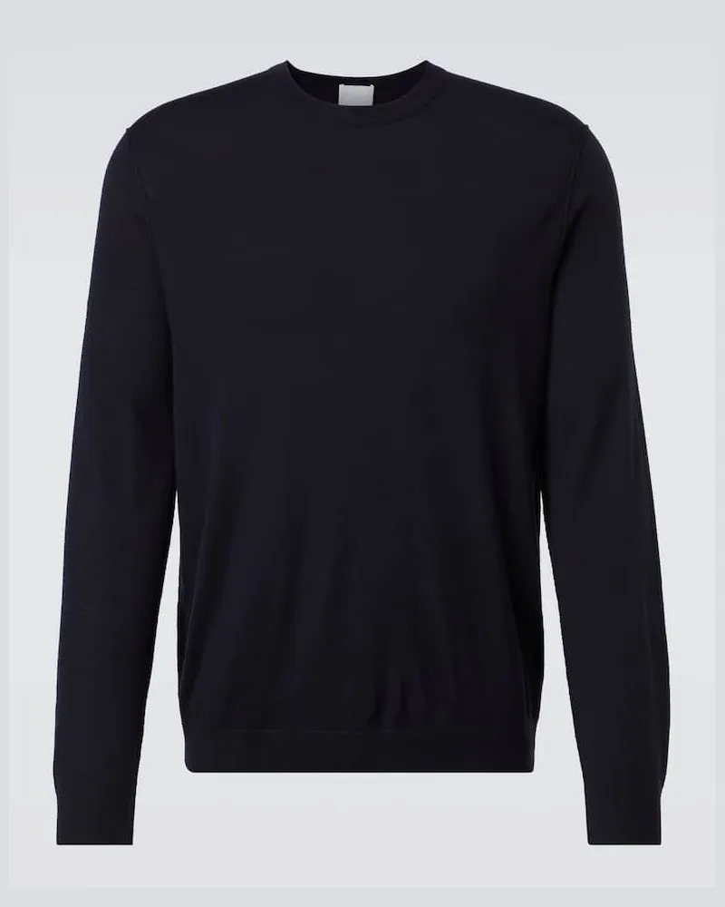 ALLUDE Pullover aus Schurwolle Blau
