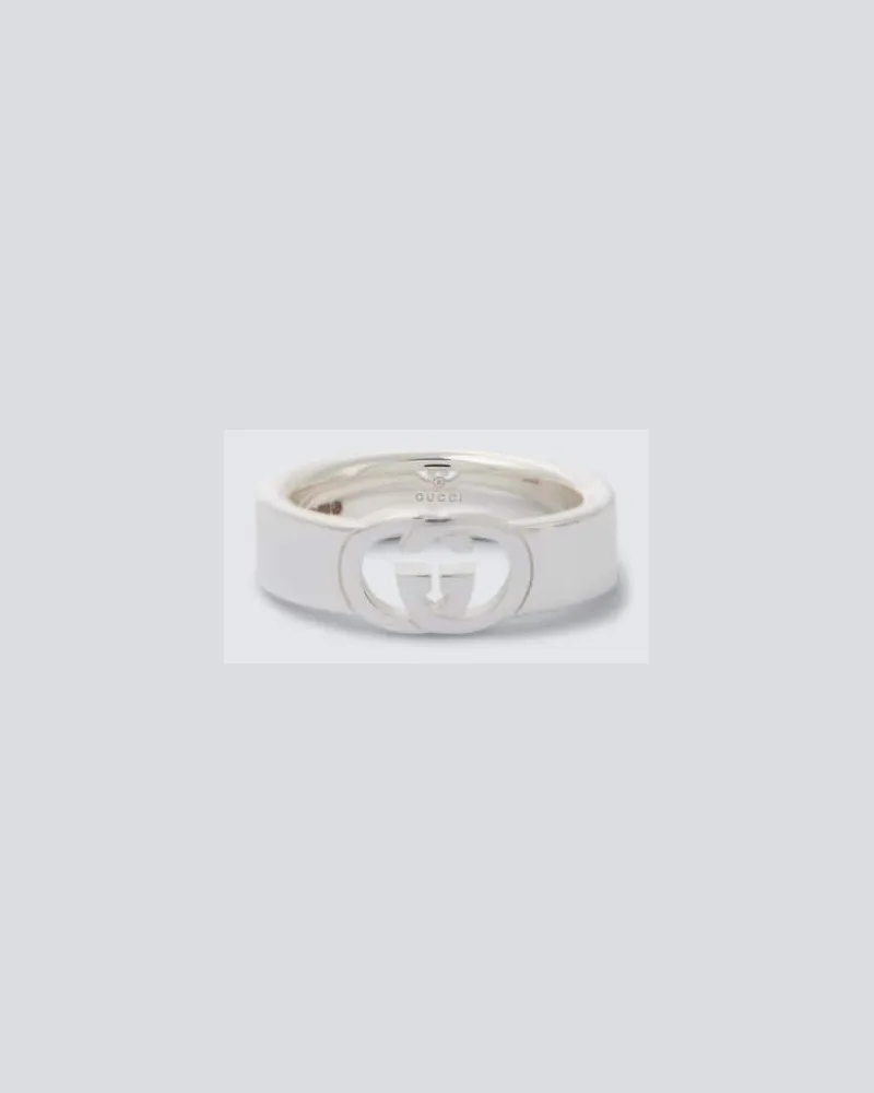 Gucci Ring Interlocking G aus Sterlingsilber Silber