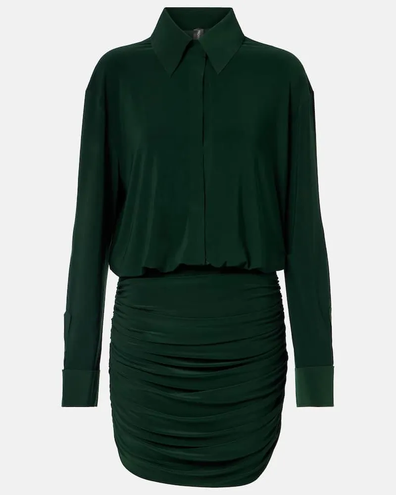 Norma Kamali Minikleid Grün
