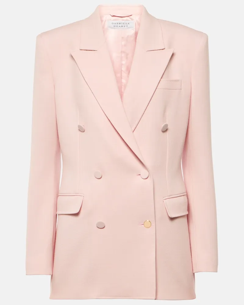 Gabriela Hearst Blazer aus Kaschmir Rosa
