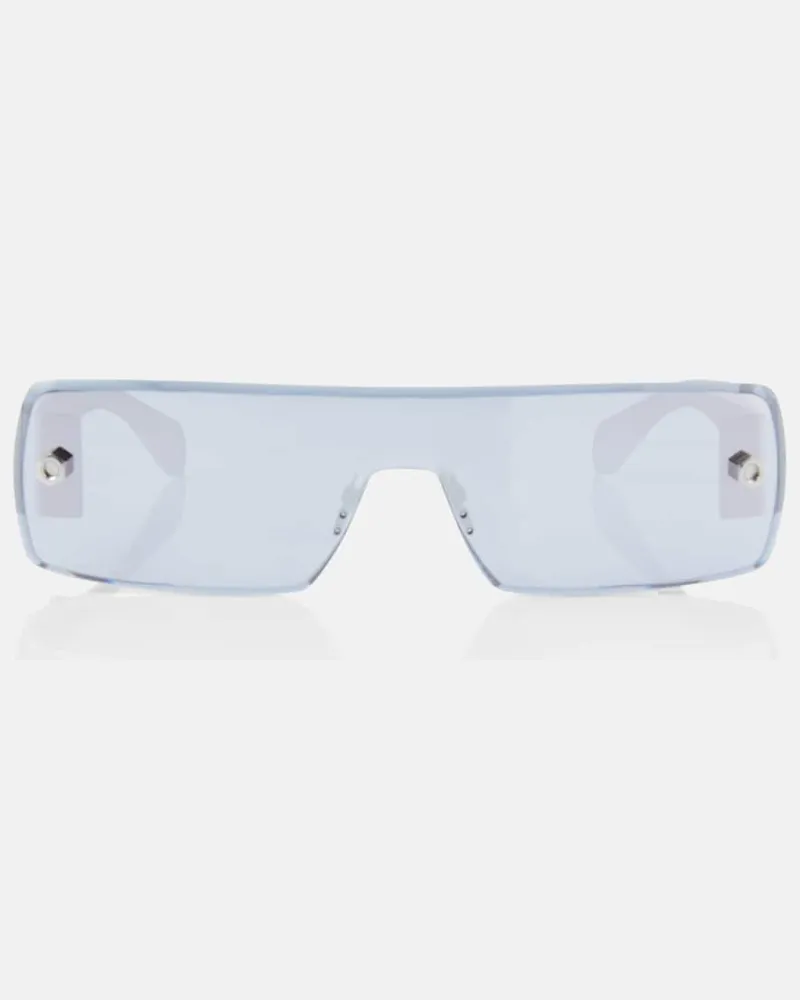 Alaïa Alaïa Eckige Sonnenbrille Schwarz
