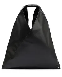 Maison Margiela Tote Japanese Medium aus Lederimitat Schwarz