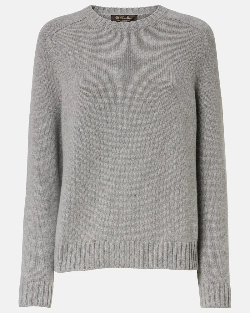 Loro Piana Pullover Parksville aus Kaschmir Grau