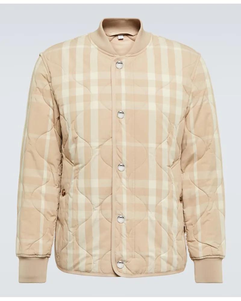 Burberry Bomberjacke  Check Beige