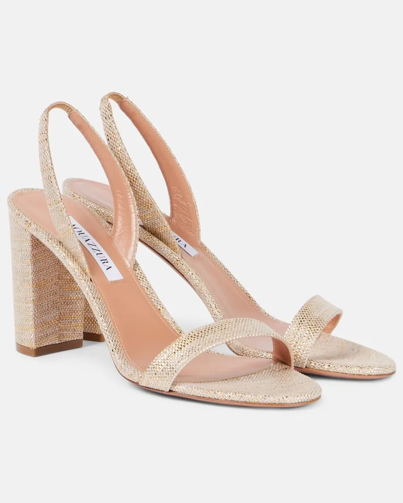 Aquazzura Sandalen 85 Gold