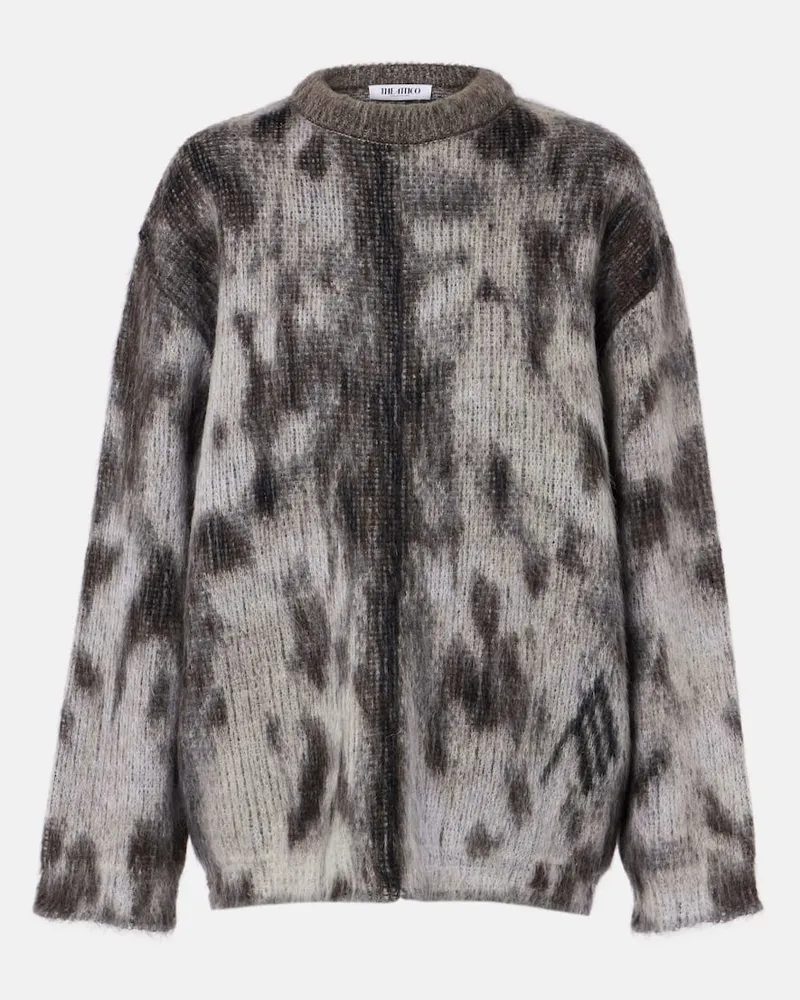 ATTICO Bedruckter Pullover aus Jacquard Grau