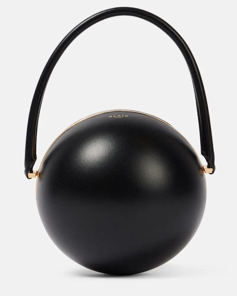 Alaïa Alaïa Tote Bag Sphere aus Leder Schwarz