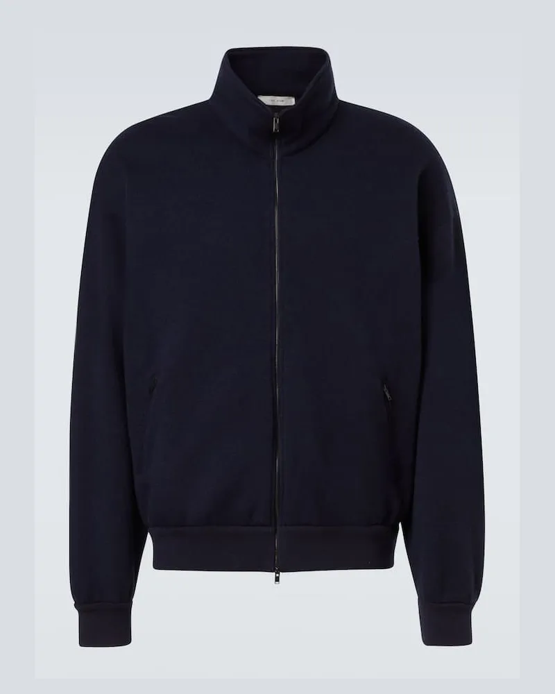 The Row Bomberjacke aus Kaschmir und Baumwolle Blau