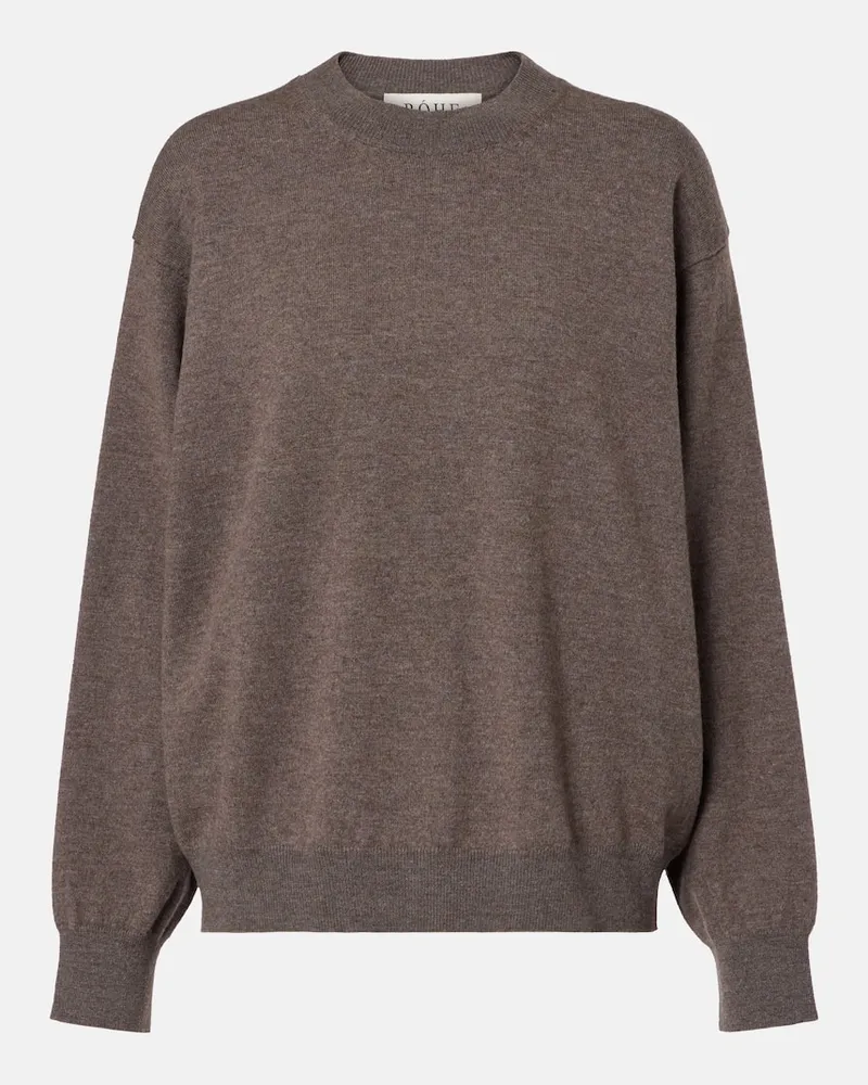 Róhe Róhe Pullover aus Wolle und Kaschmir Braun