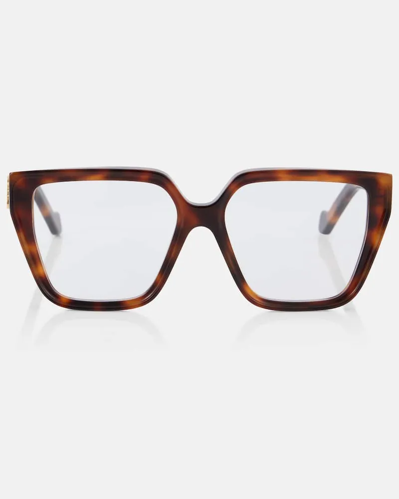 Loewe Eckige Brille Anagram Braun