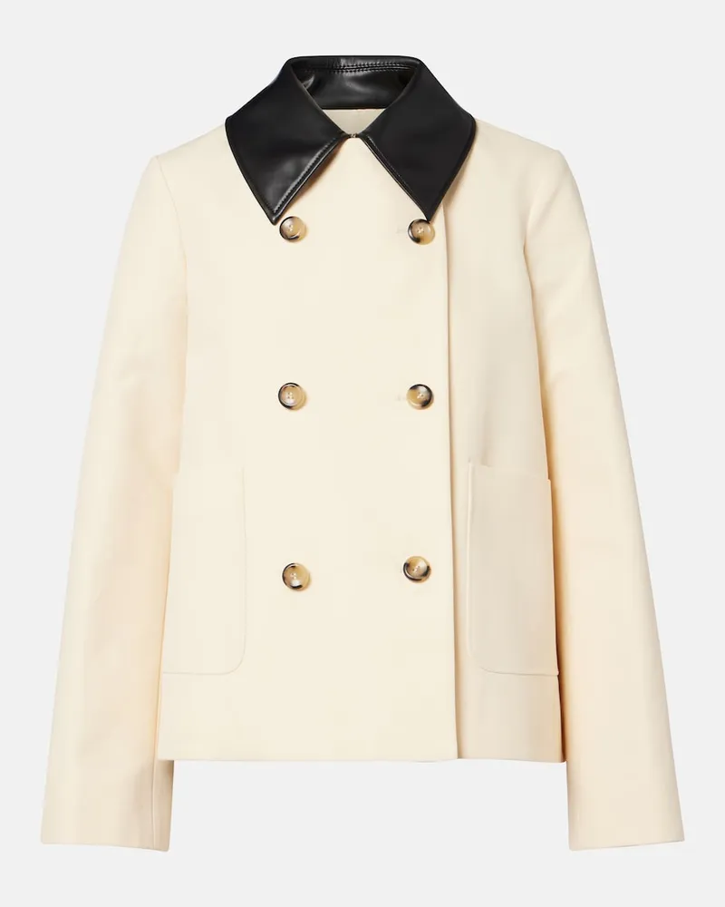 Altuzarra Jacke Harburg aus Baumwolle Beige