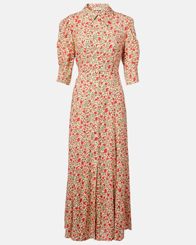 RIXO Hemdblusenkleid Bloom Multicolor