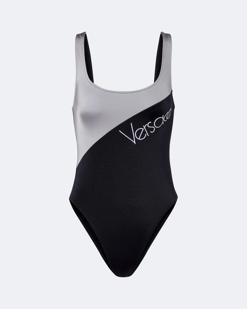 Versace Badeanzug Schwarz