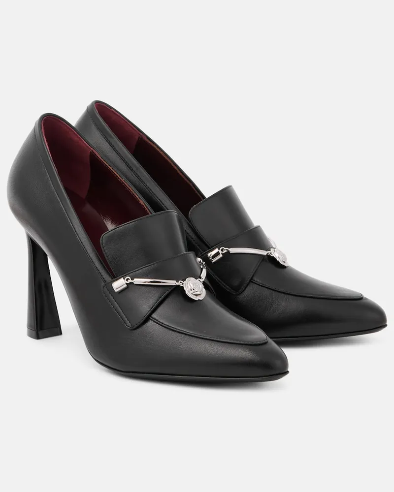 Magda Butrym Loafer-Pumps aus Leder Schwarz