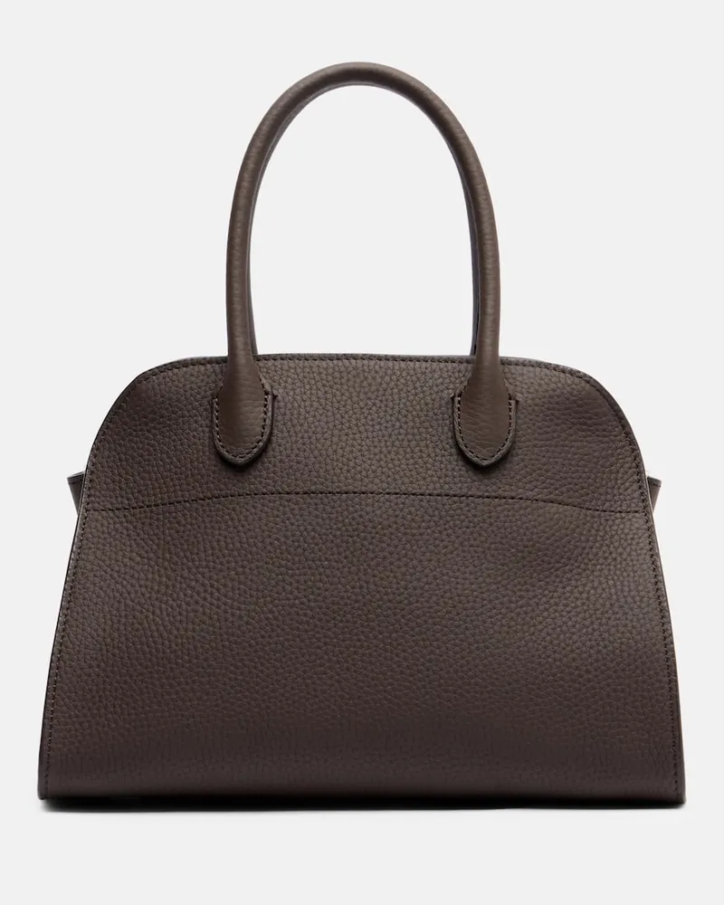 The Row Tote Bag Margaux Small aus Leder Braun