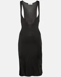 Saint Laurent Minikleid Schwarz