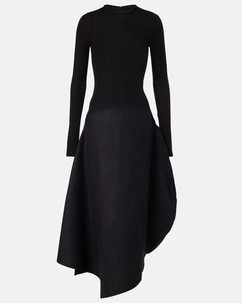 Victoria Beckham Midikleid Schwarz