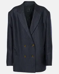 Blazé Milano Blaze Milano Blazer Lady Maud aus Wolle und Kaschmir Blau