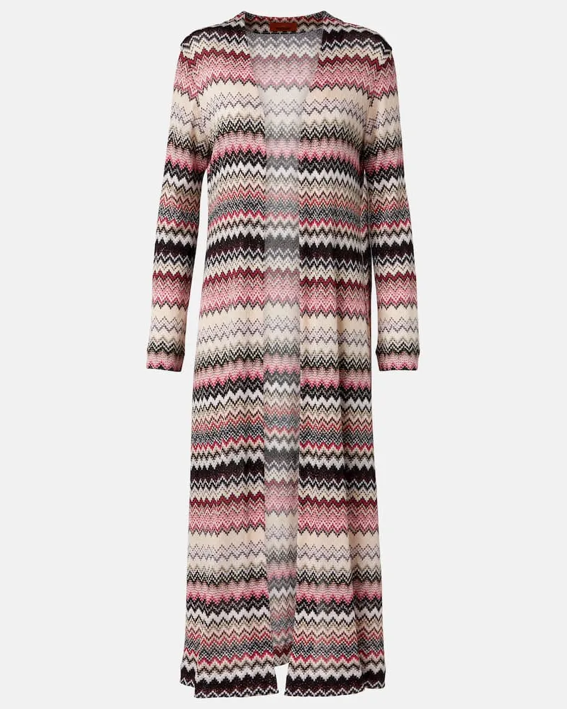 Missoni Cardigan aus Häkelstrick Multicolor