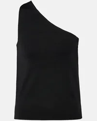 Nili Lotan One-Shoulder-Top Vivianne aus Strick Schwarz